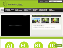 Tablet Screenshot of internationalcenter.cl