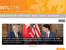 Tablet Screenshot of internationalcenter.org